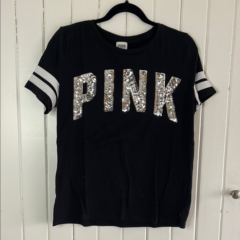Black and Silver Shirt by PINK Victoria's Secret